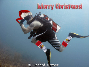 Merry Christmas!!! :D  Photo is my brother, Cal, being hi... by Richard Witmer 
